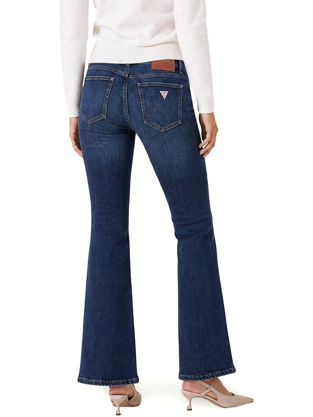 BEVERLY LOW RISE Guess Jeans Donna W6baj7 D2097 Scuro