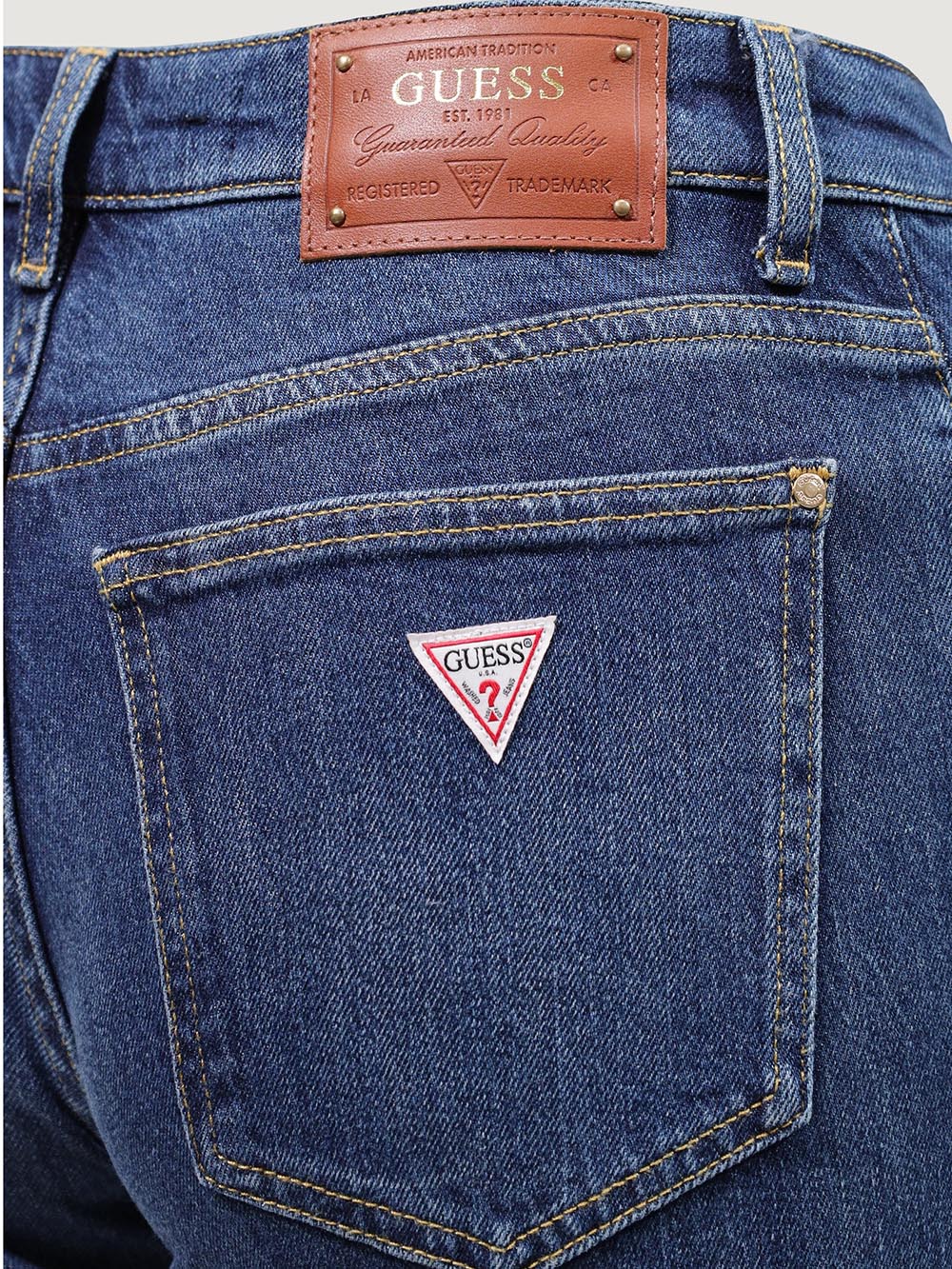 BEVERLY LOW RISE Guess Jeans Donna W6baj7 D2097 Scuro