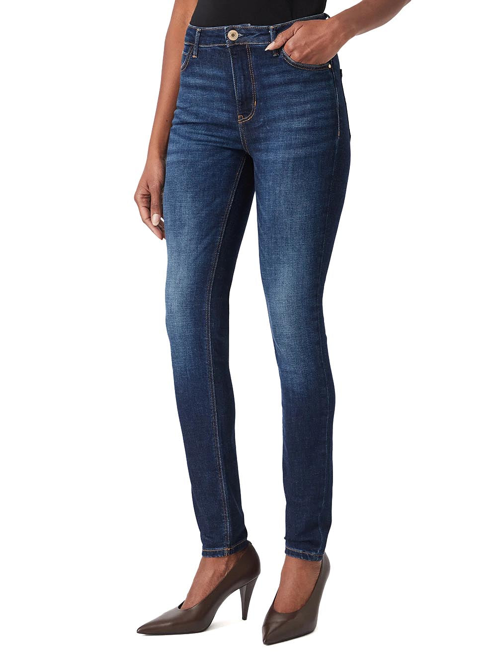 Guess Jeans Donna W6ya46 D1537 Scuro