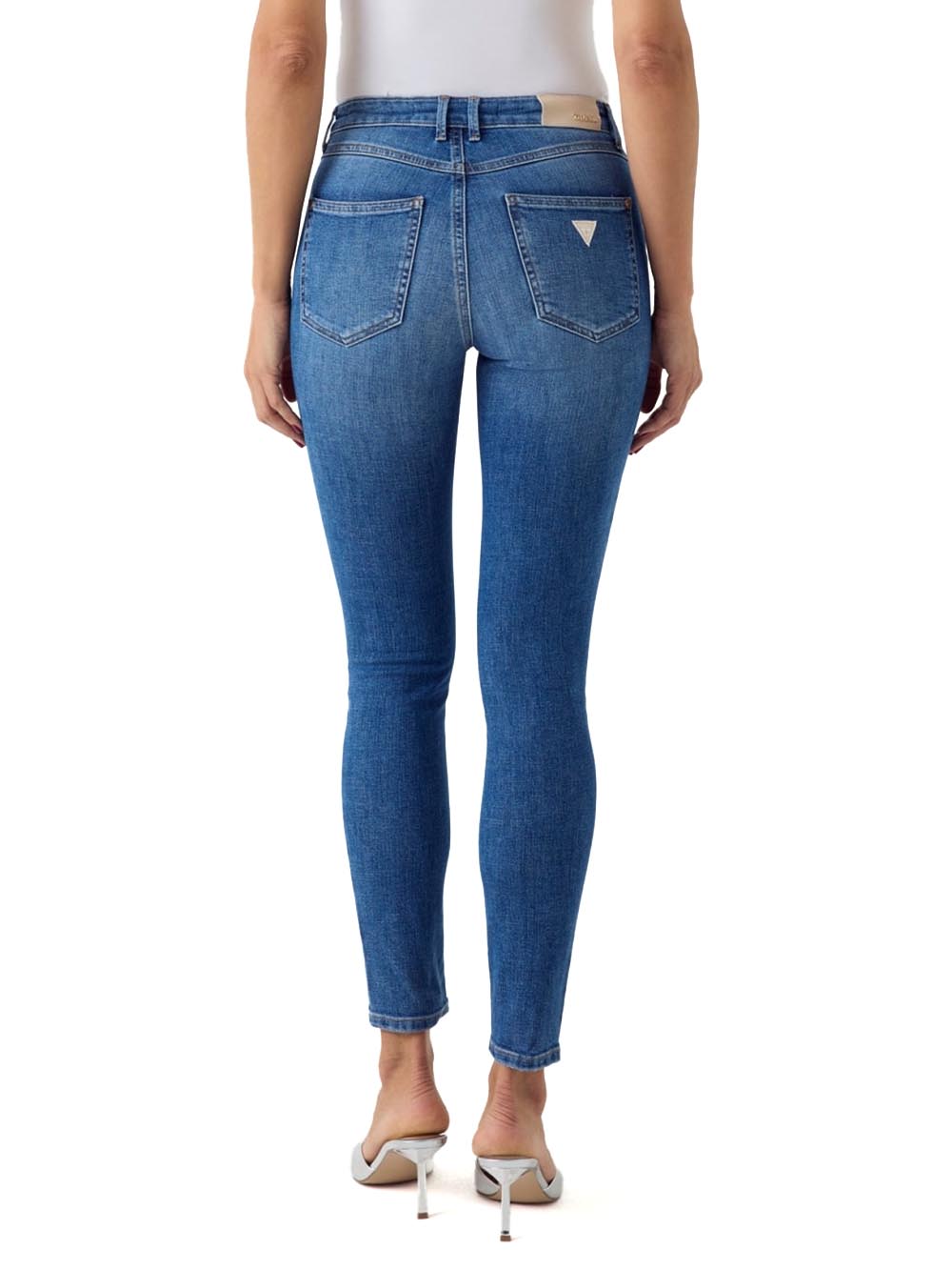 1981 SKINNY Guess Jeans Donna W6ya46 D1538 Medio