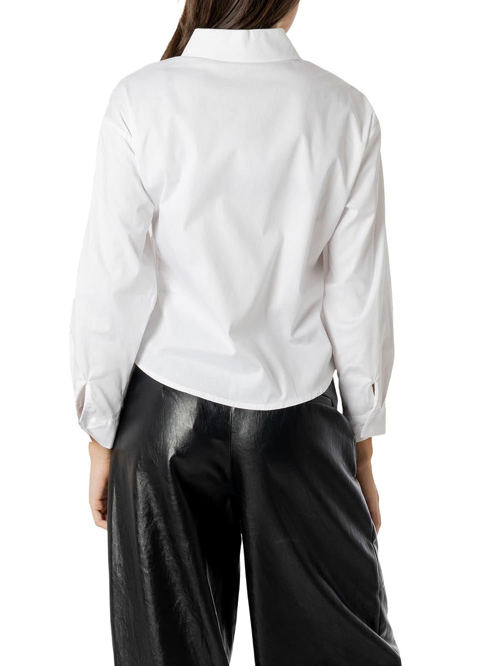 regular bottone gioiello I AM Camicia Donna 25602 Bianco