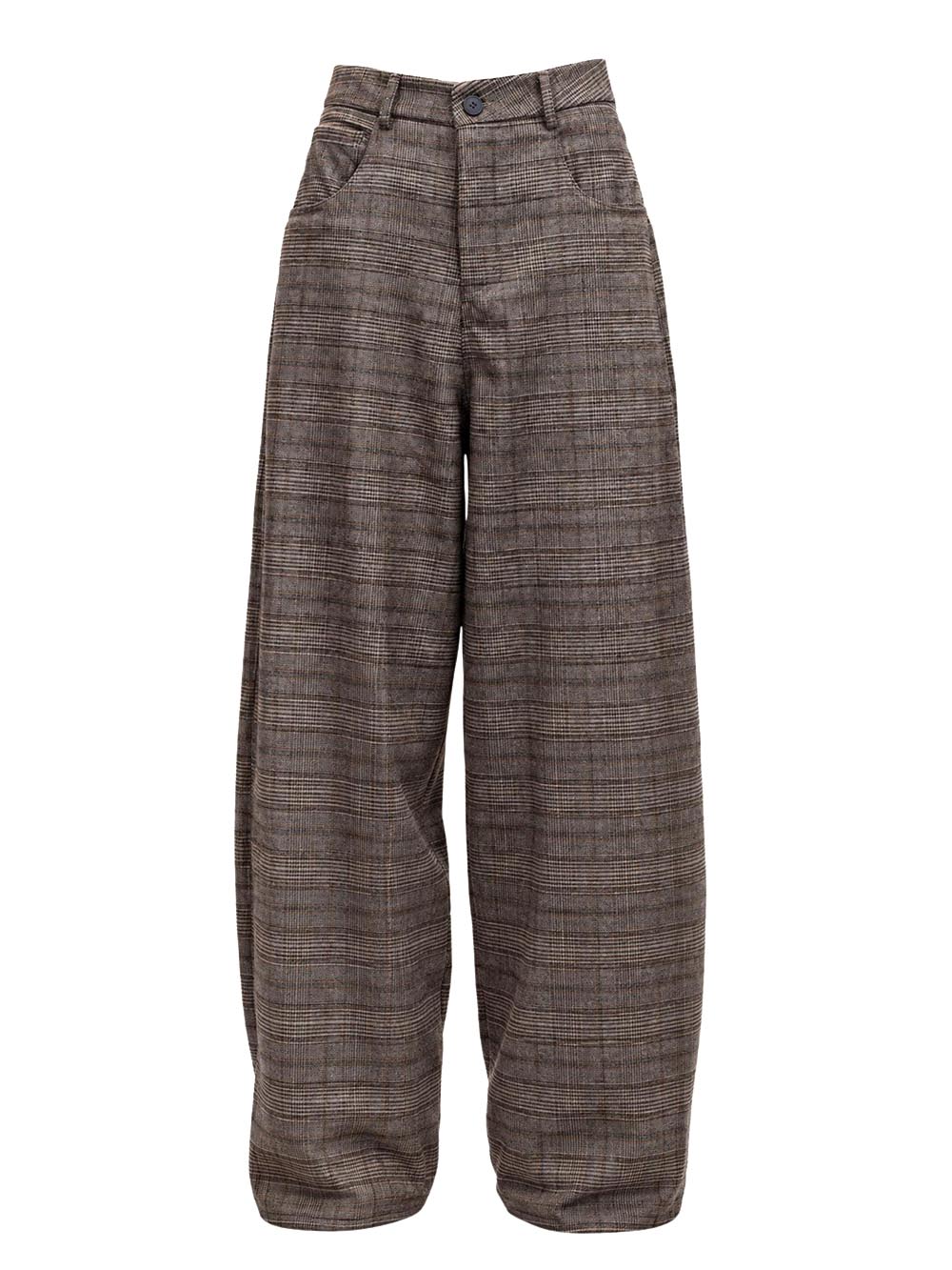 barrel check I AM Pantalone Donna 26285 Moro