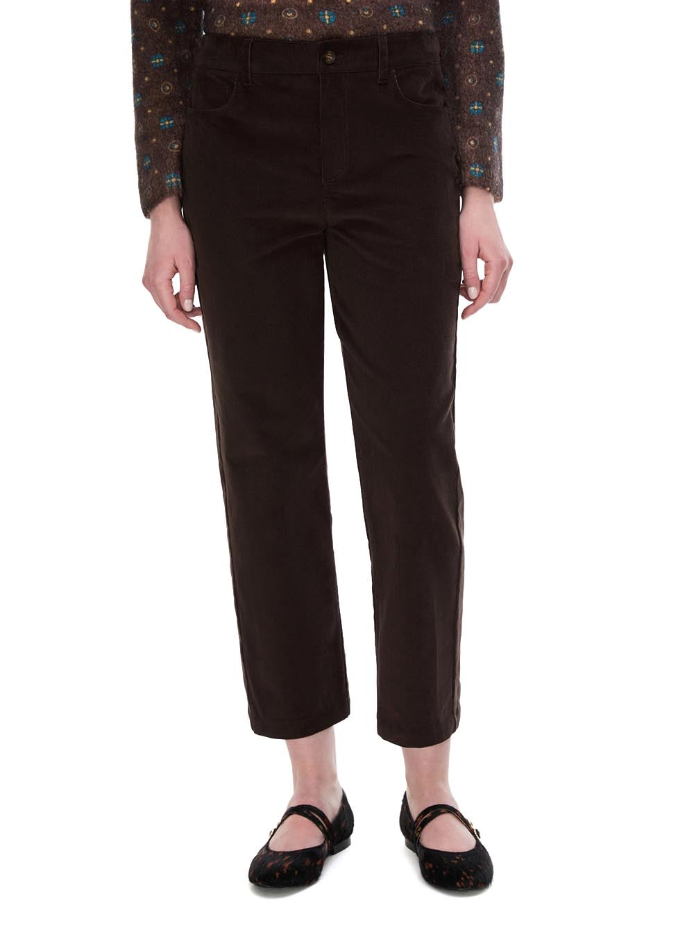 IBLGALLO I blues Pantalone Donna 26271361512 Moro