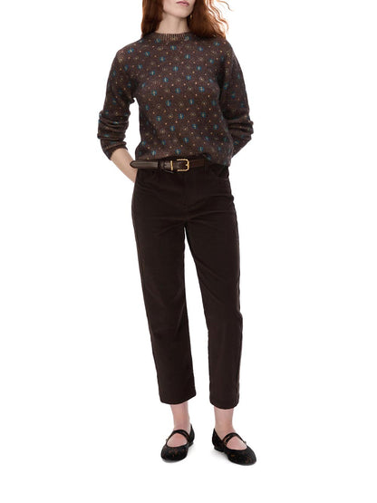 IBLGALLO I blues Pantalone Donna 26271361512 Moro