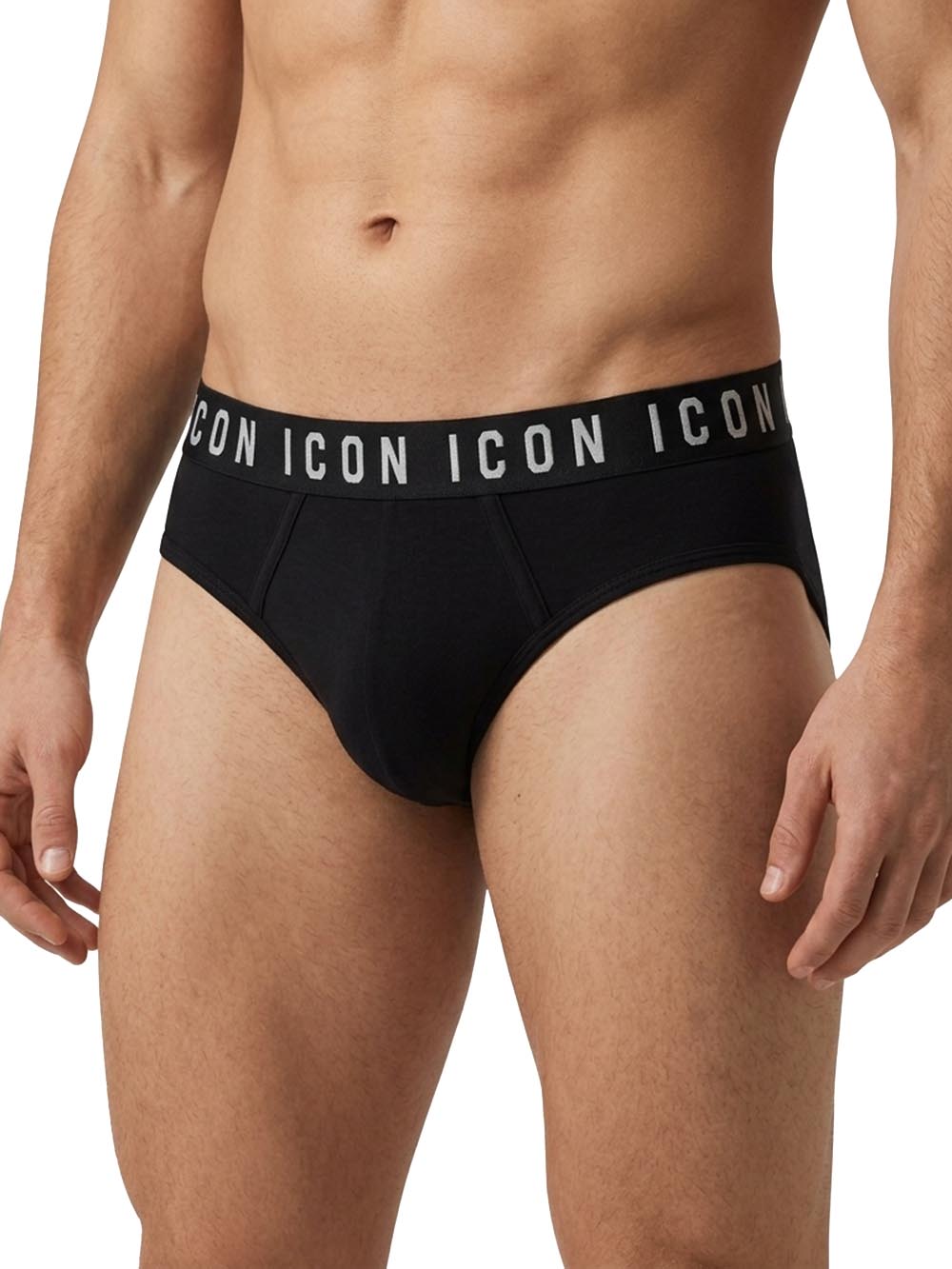 3pack con elastico ICON Slip Uomo Imu08 Nero