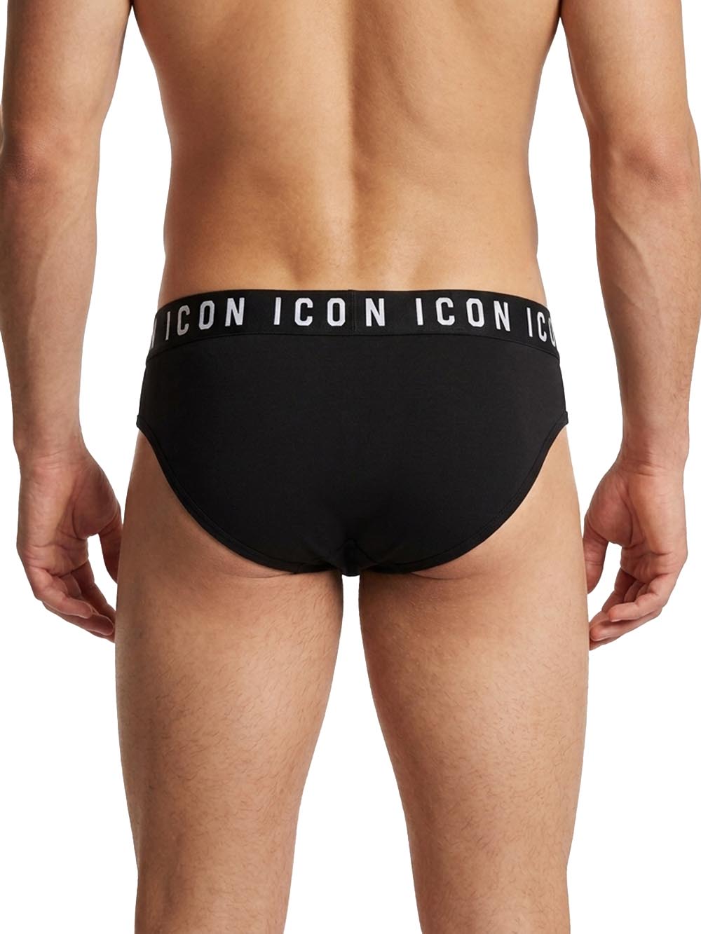 3pack con elastico ICON Slip Uomo Imu08 Nero
