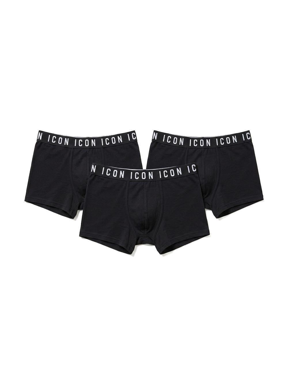 3pack con elastico ICON Boxer Uomo Imu09 Nero
