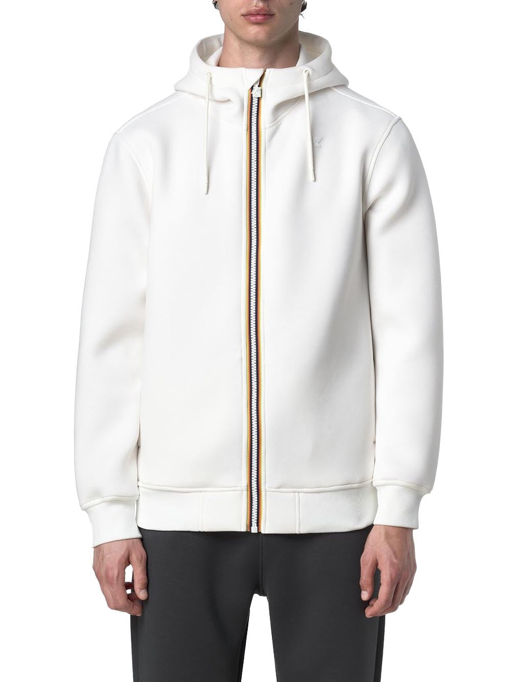 RAINER SPACER K-Way Felpa Uomo K2141dw Bianco