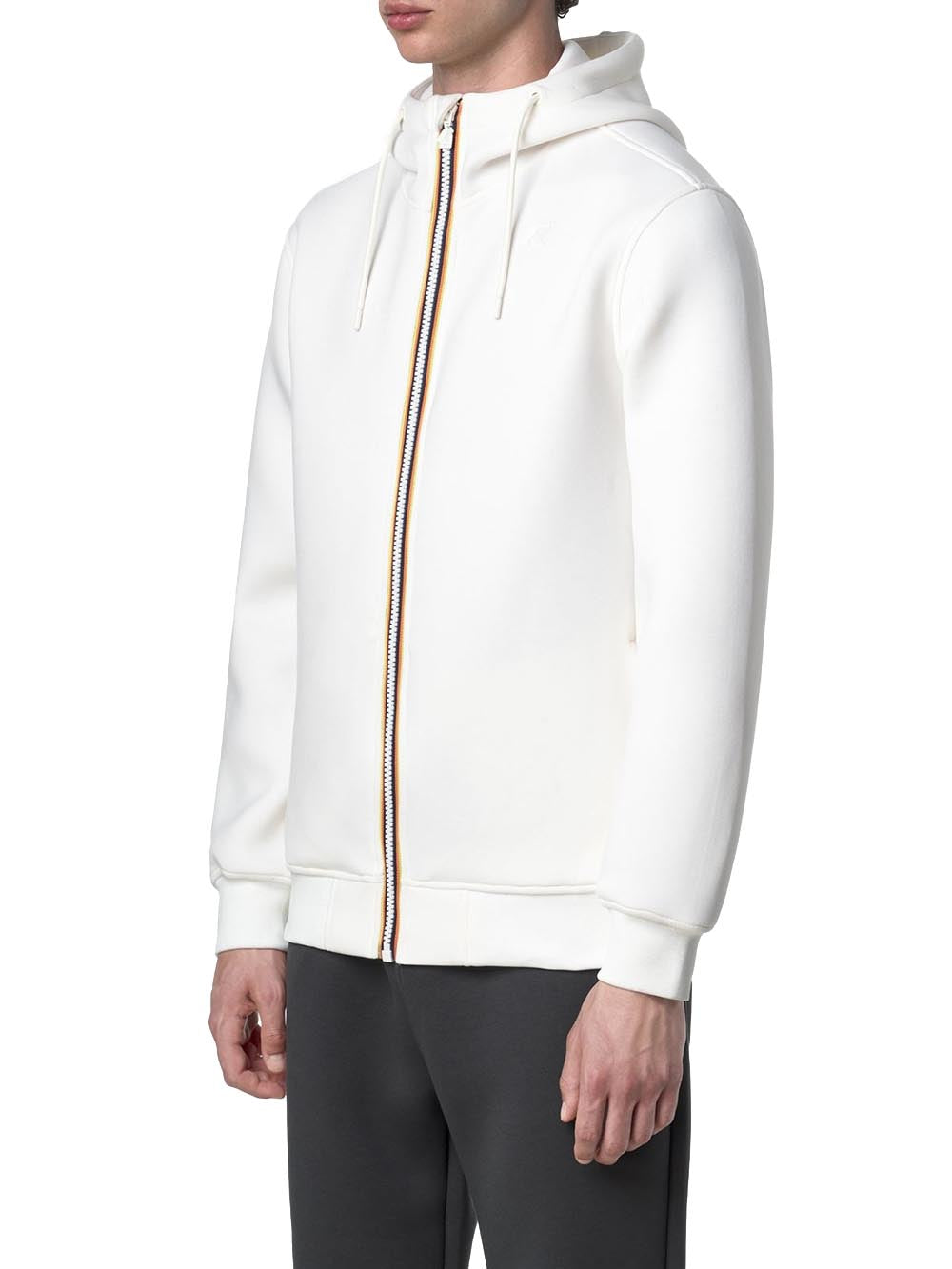 RAINER SPACER K-Way Felpa Uomo K2141dw Bianco