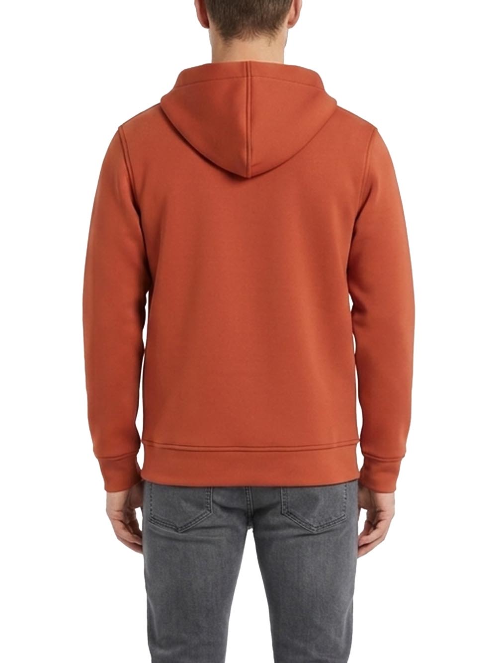 RAINER SPACER K-Way Felpa Uomo K2141dw Rosso mattone