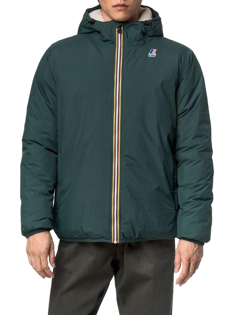 LE VRAI 4.0 CLAUDE ORSETTO K-Way Giubbino Unisex K21515w Verde bosco