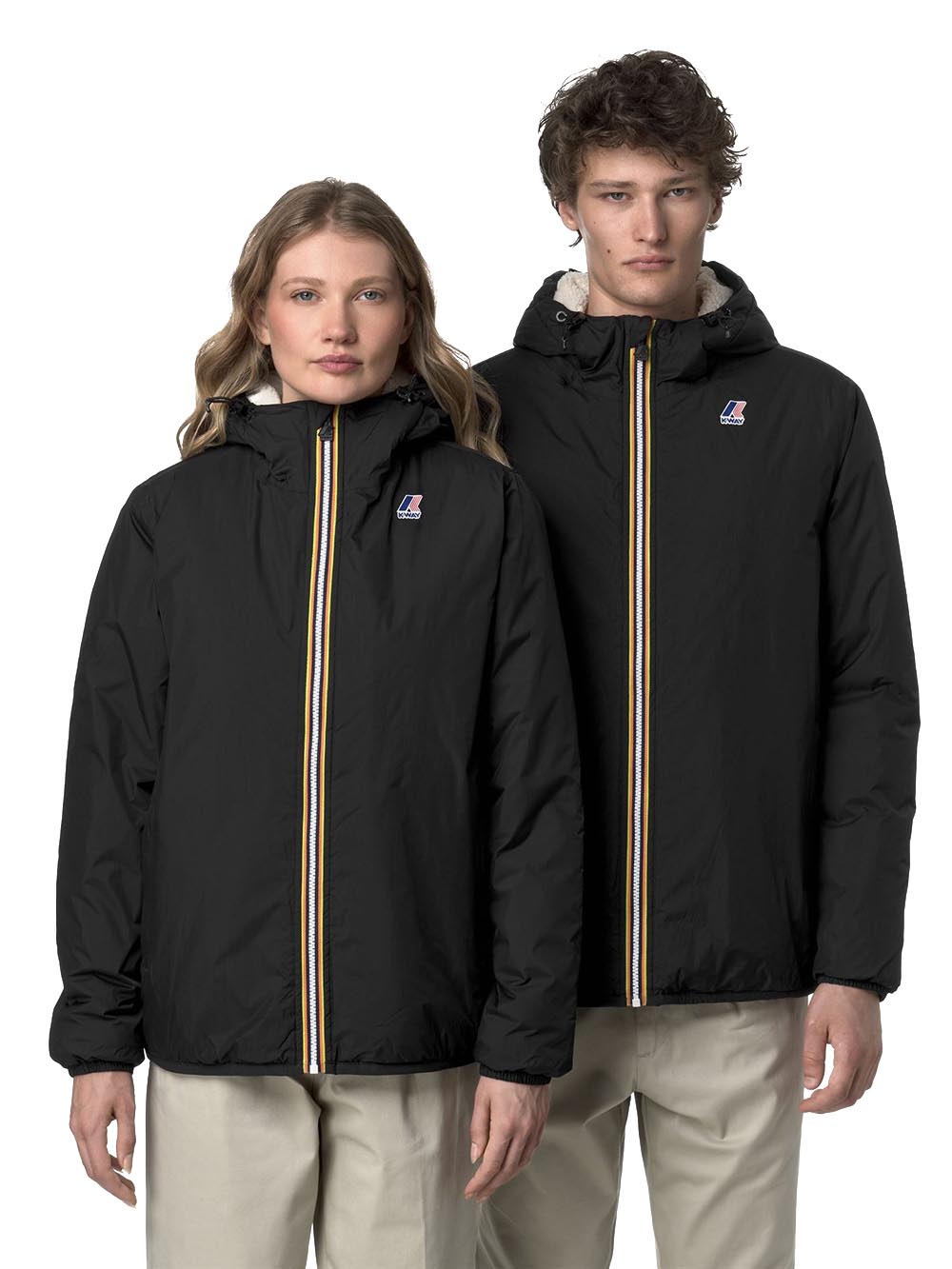 LE VRAI 4.0 CLAUDE ORSETTO K-Way Giubbino Unisex K21515w Nero