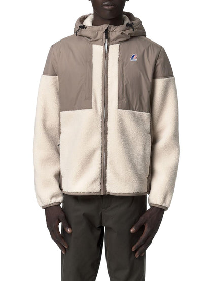 SAMSON 4.0 ORSETTO K-Way Felpa Uomo K5122sw Beige/Ecru