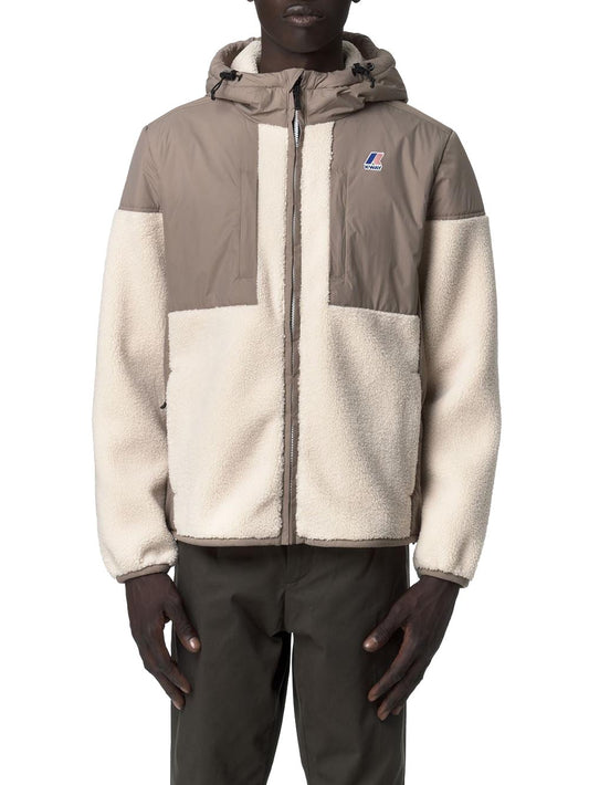 SAMSON 4.0 ORSETTO K-Way Felpa Uomo K5122sw Beige/Ecru