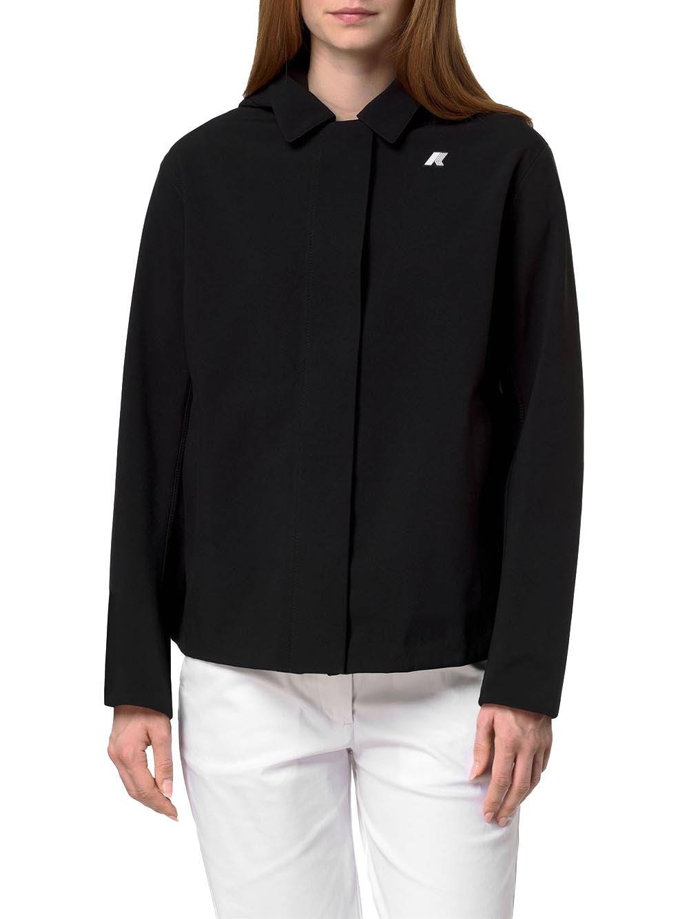 BLEIZOU BONDED K-Way Giubbino Donna K51453w Nero/blu