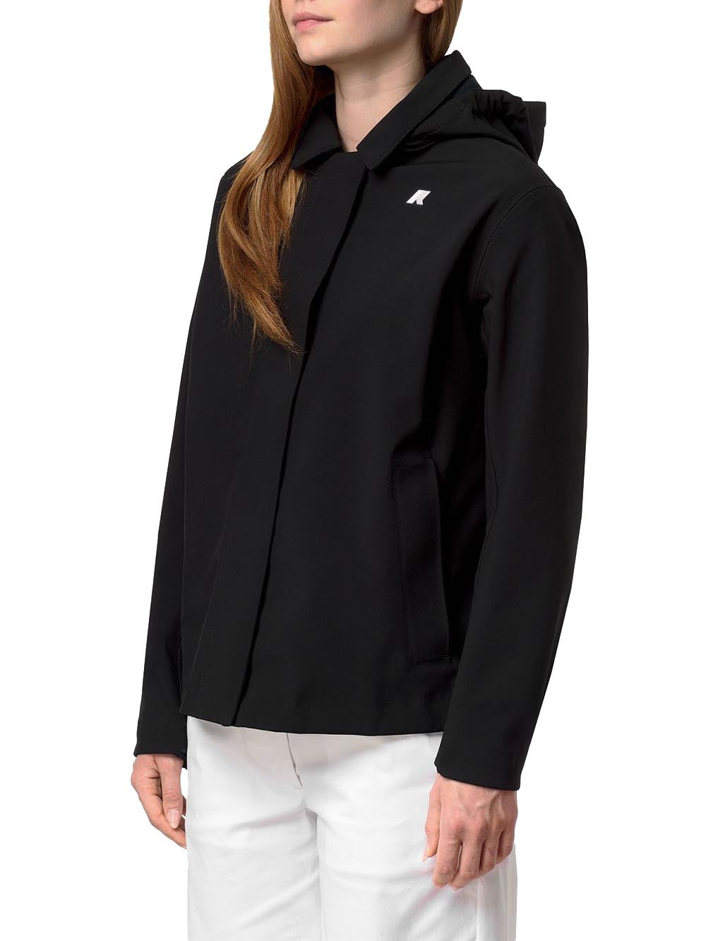 BLEIZOU BONDED K-Way Giubbino Donna K51453w Nero/blu