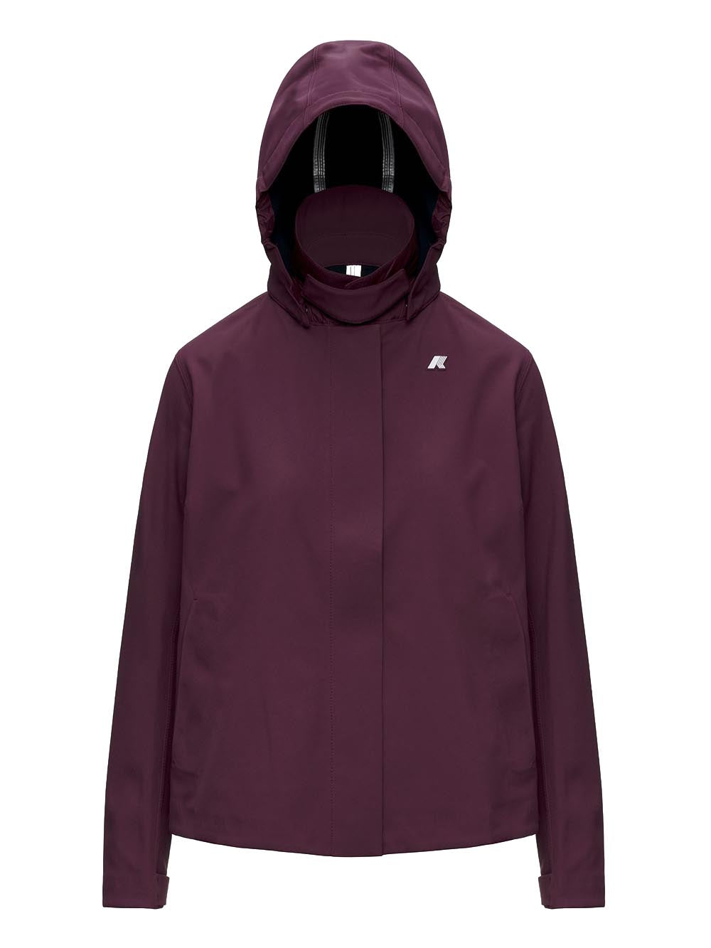 BLEIZOU BONDED K-Way Giubbino Donna K51453w Bordeaux/Blu