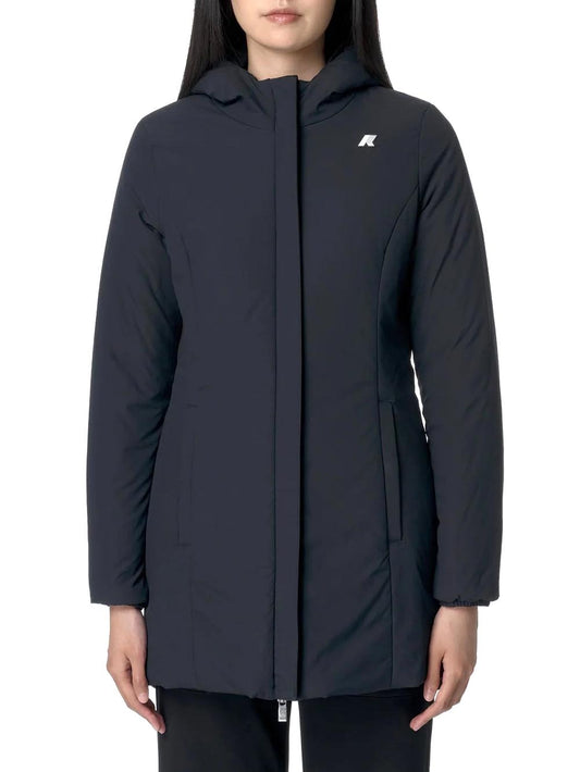DENISE ST WARM DOUBLE K-Way Giubbino Donna K6128uw Nero/blu
