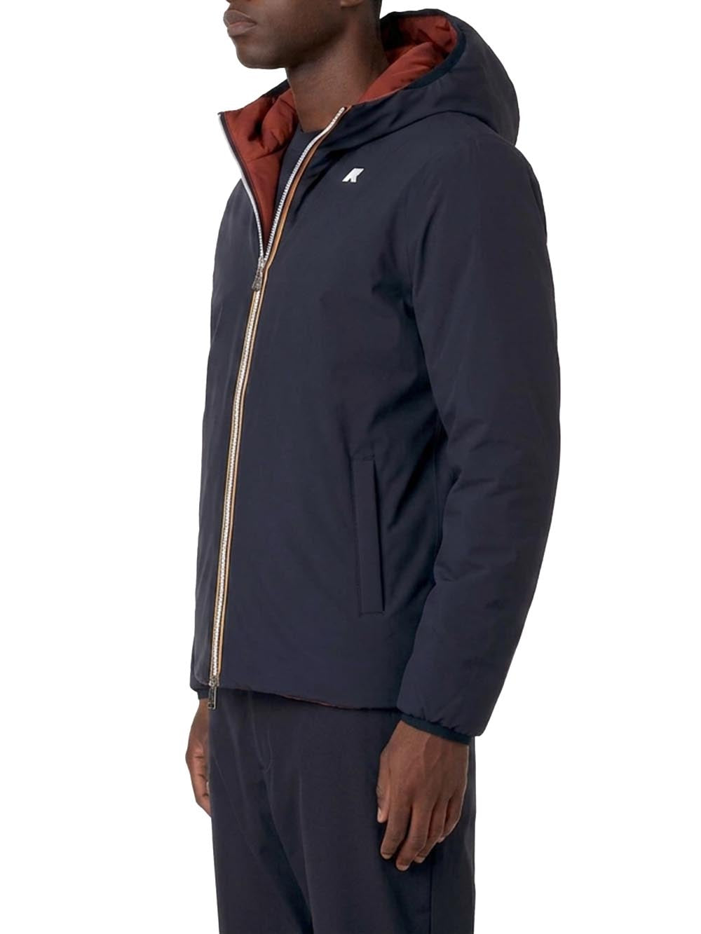 JACK ST WARM DOUBLE K-Way Giubbino Uomo K6128vw Blu/rosso mattone
