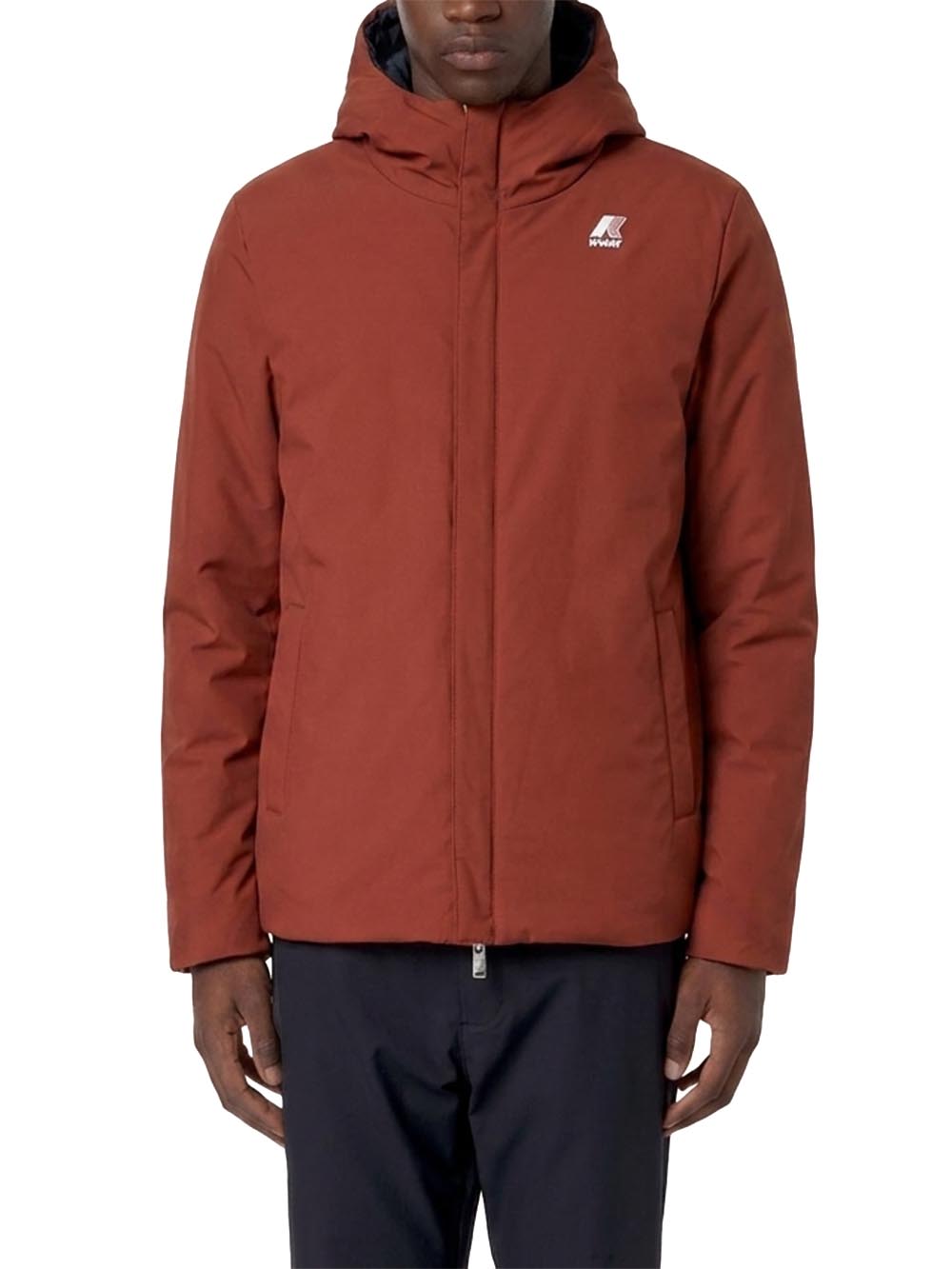 JACK ST WARM DOUBLE K-Way Giubbino Uomo K6128vw Blu/rosso mattone