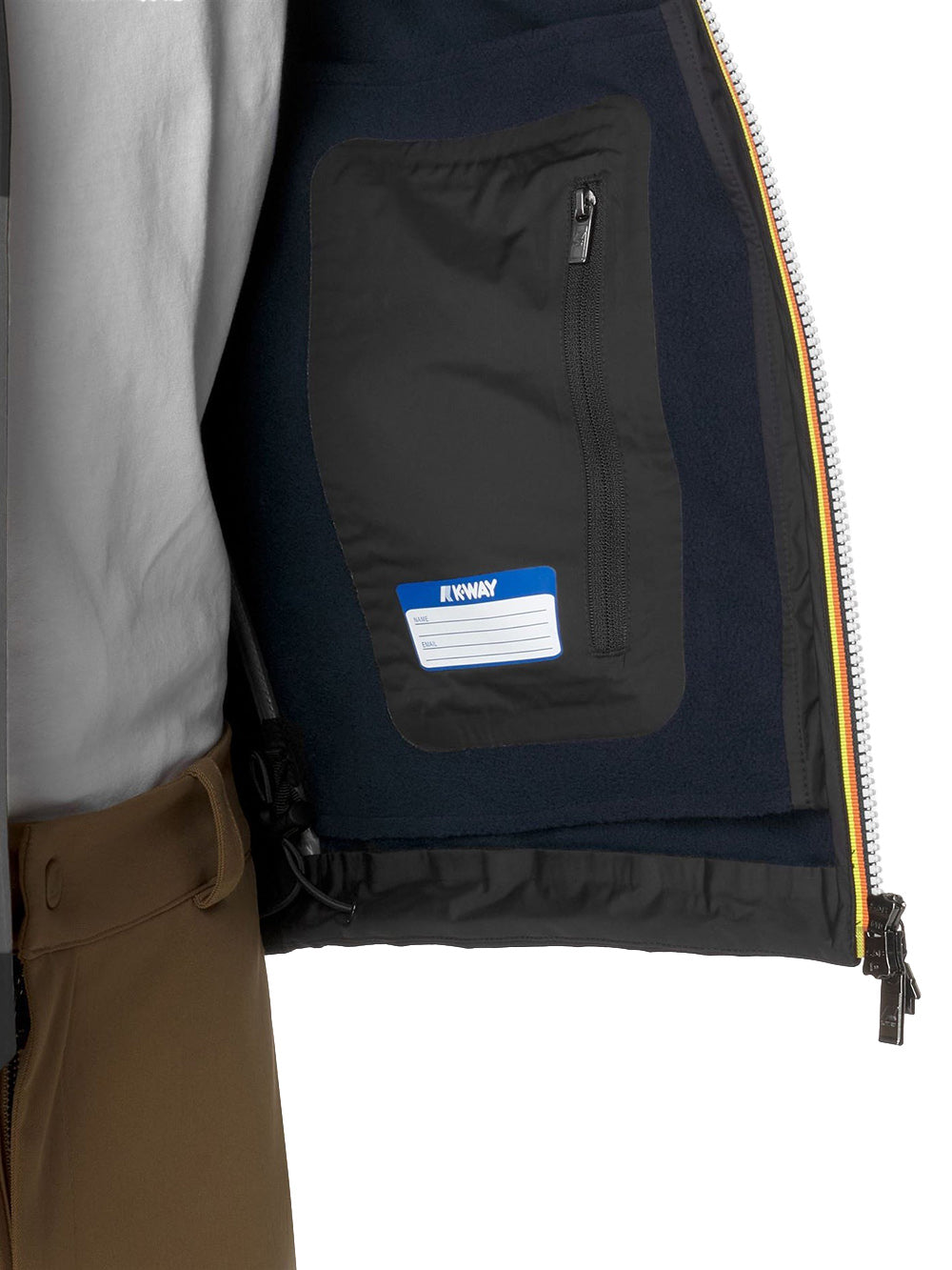 JACKO BONDED K-Way Giubbino Uomo K6131bw Nero/blu