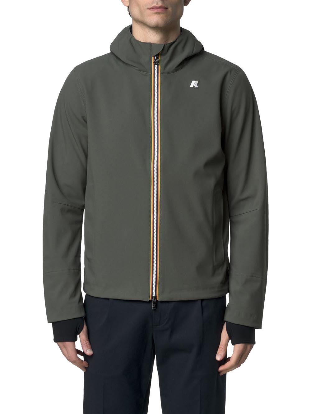JACKO BONDED K-Way Giubbino Uomo K6131bw Verde/blu