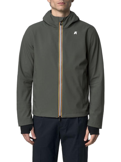 JACKO BONDED K-Way Giubbino Uomo K6131bw Verde/blu