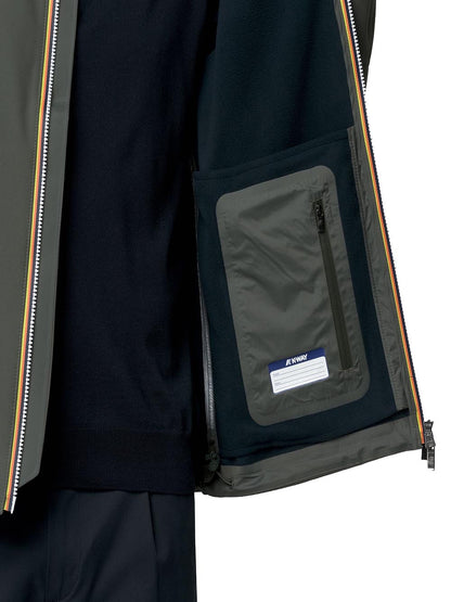 JACKO BONDED K-Way Giubbino Uomo K6131bw Verde/blu