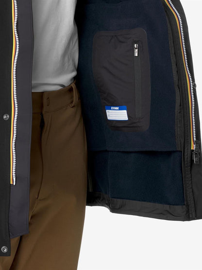 MARLYN BONDED K-Way Giubbino Uomo K7126uw Nero/blu