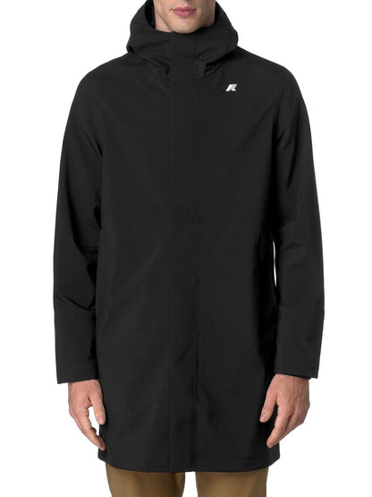 THOMAS BONDED K-Way Giubbino Uomo K7126ww Nero/blu
