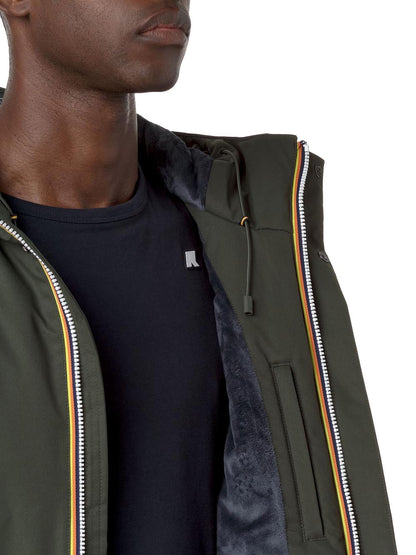JARNO TWILL MARMOTTA K-Way Giubbino Uomo K8133fw Verde/blu