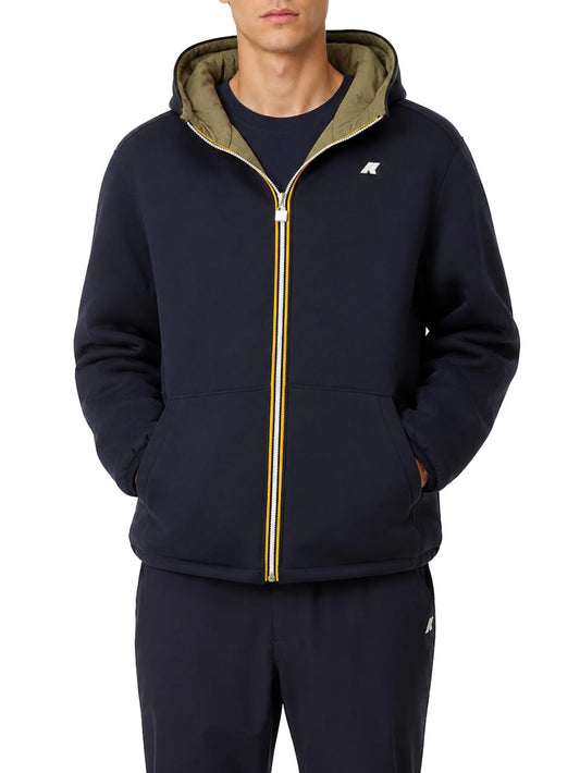 JACK SPACER NYLON DOUBLE K-Way Giubbino Uomo K8142yw Blu/verde