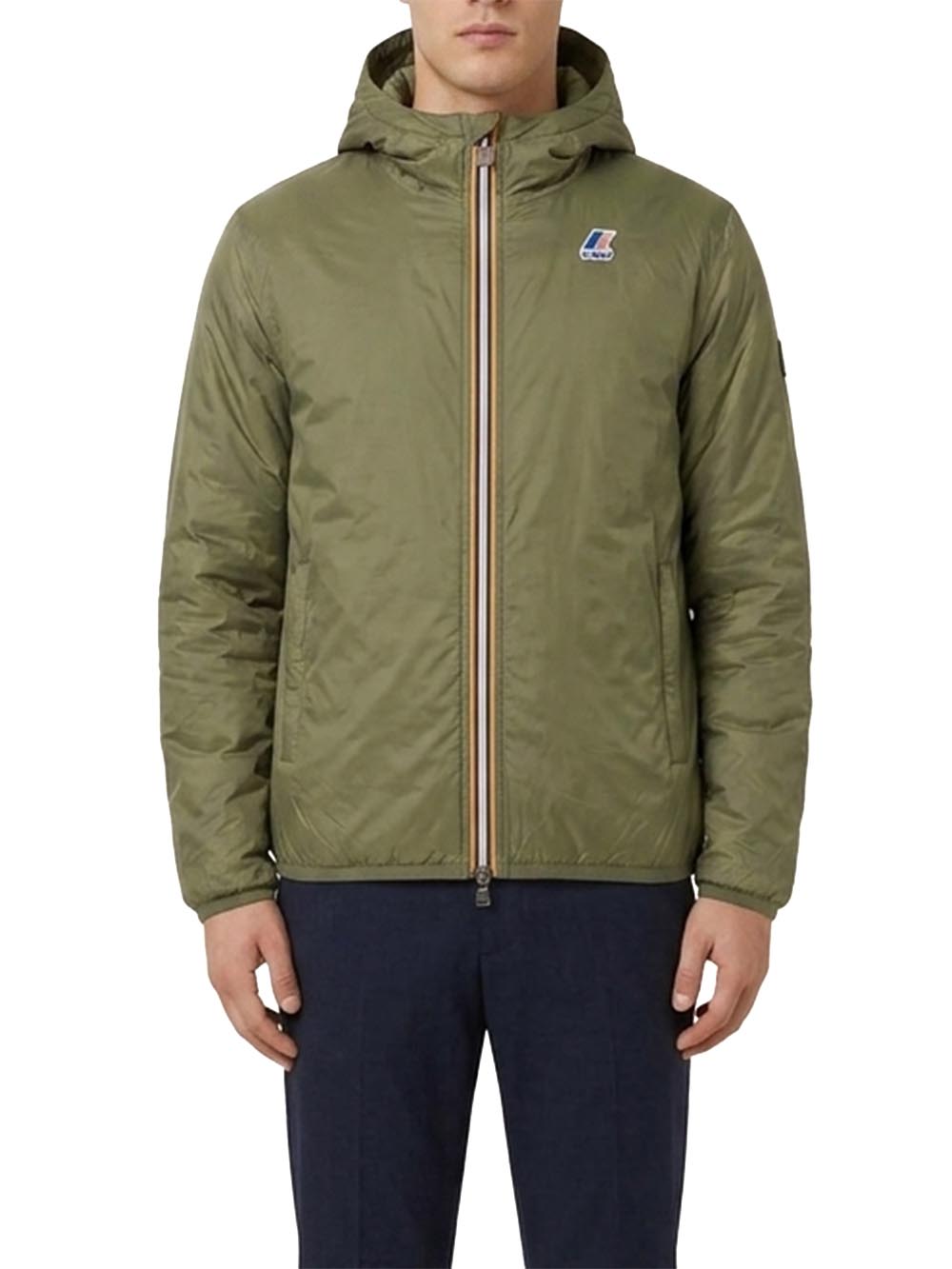 JACK SPACER NYLON DOUBLE K-Way Giubbino Uomo K8142yw Blu/verde
