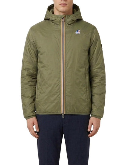 JACK SPACER NYLON DOUBLE K-Way Giubbino Uomo K8142yw Blu/verde