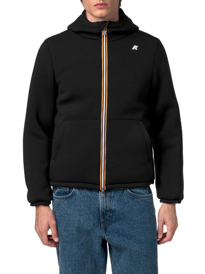 JACK SPACER NYLON DOUBLE K-Way Giubbino Uomo K8142yw Nero/verde