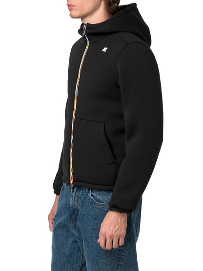 JACK SPACER NYLON DOUBLE K-Way Giubbino Uomo K8142yw Nero/verde