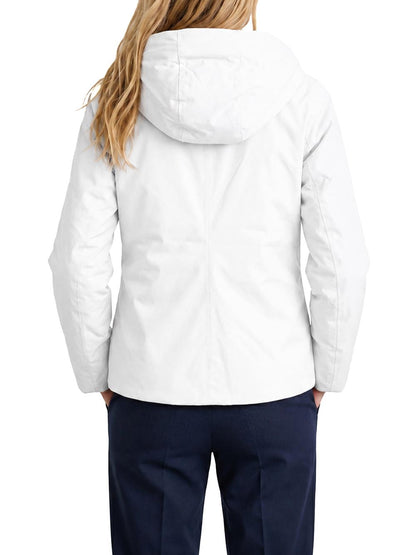 LIL TWILL SOFT BEAVER K-Way Giubbino Donna K81449w Bianco/grigio