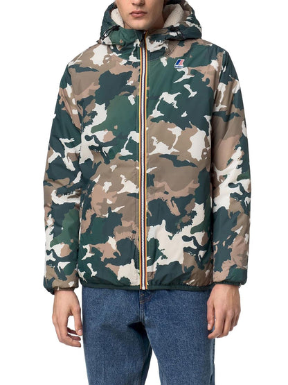 CLAUDE ORSETTO GRAPHIC K-Way Giubbino Unisex K8144nw Mimetico