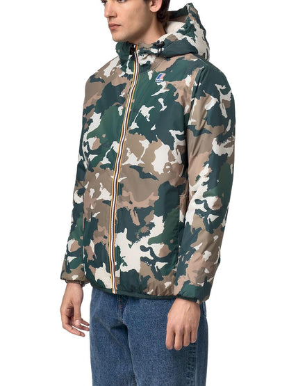 CLAUDE ORSETTO GRAPHIC K-Way Giubbino Unisex K8144nw Mimetico