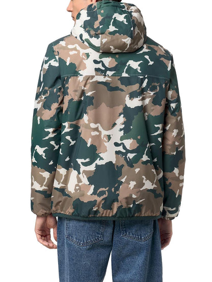 CLAUDE ORSETTO GRAPHIC K-Way Giubbino Unisex K8144nw Mimetico