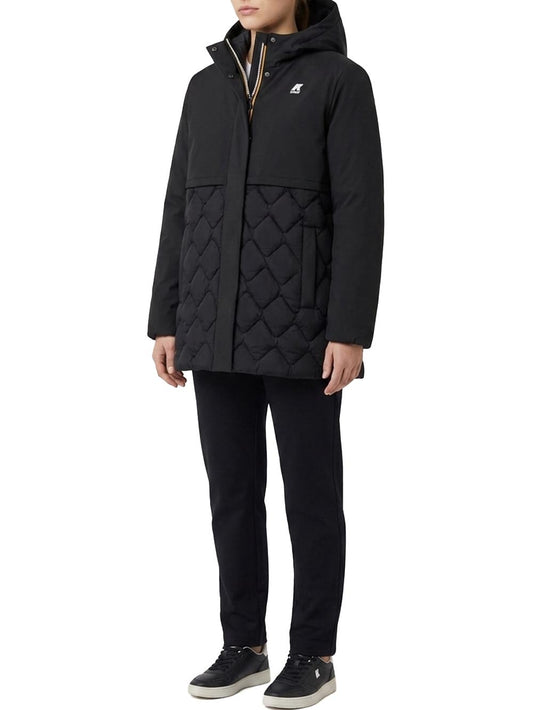 SIPHANE HYBRID WARM SHELL K-Way Giubbino Donna K8161dw Nero