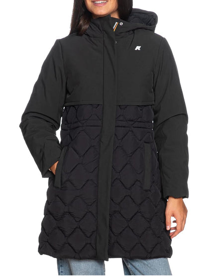 SIPHELLE HYBRID WARM SHELL K-Way Giubbino Donna K8161ew Nero