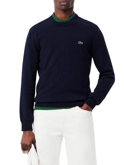 Lacoste Pullover Uomo Ah0128 Blu