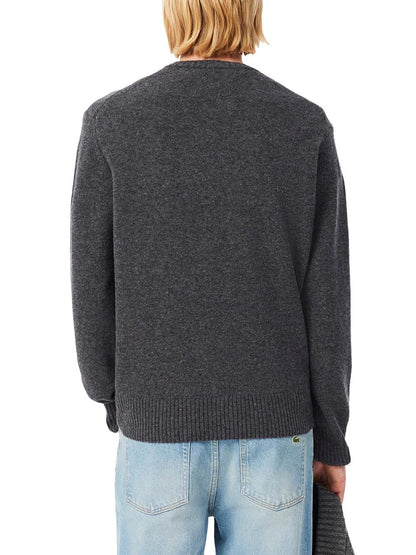 Lacoste Pullover Uomo Ah2916 Grigio scuro