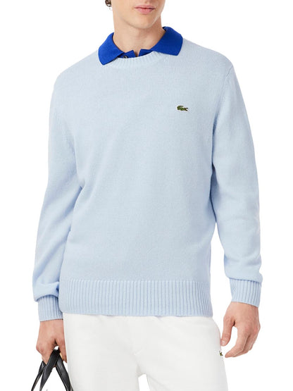 Lacoste Pullover Uomo Ah2916 Celeste