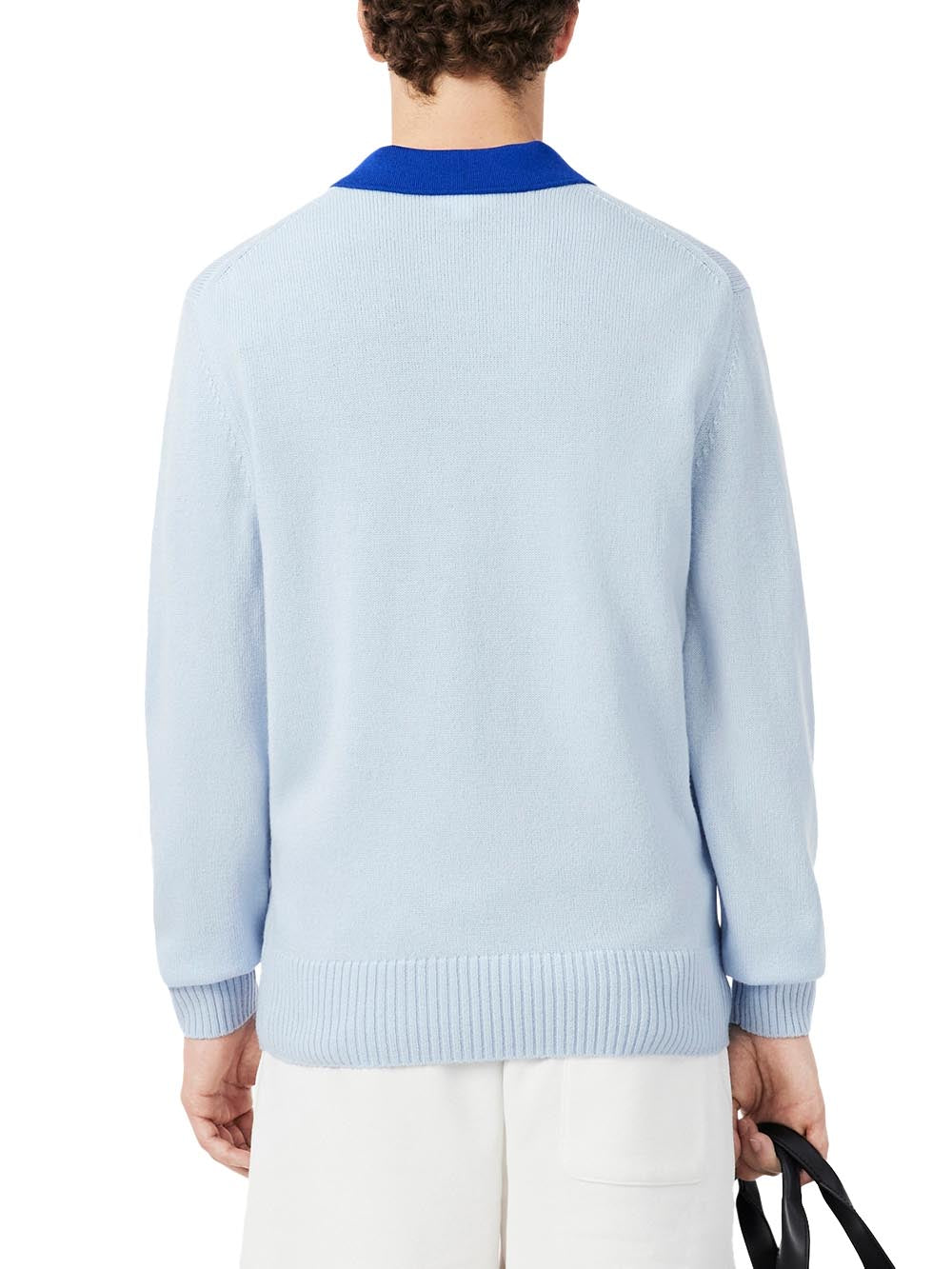 Lacoste Pullover Uomo Ah2916 Celeste