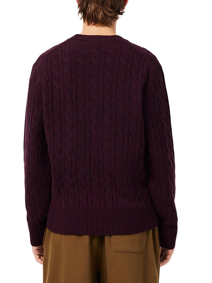 Lacoste Pullover Uomo Ah2924 Vinaccio