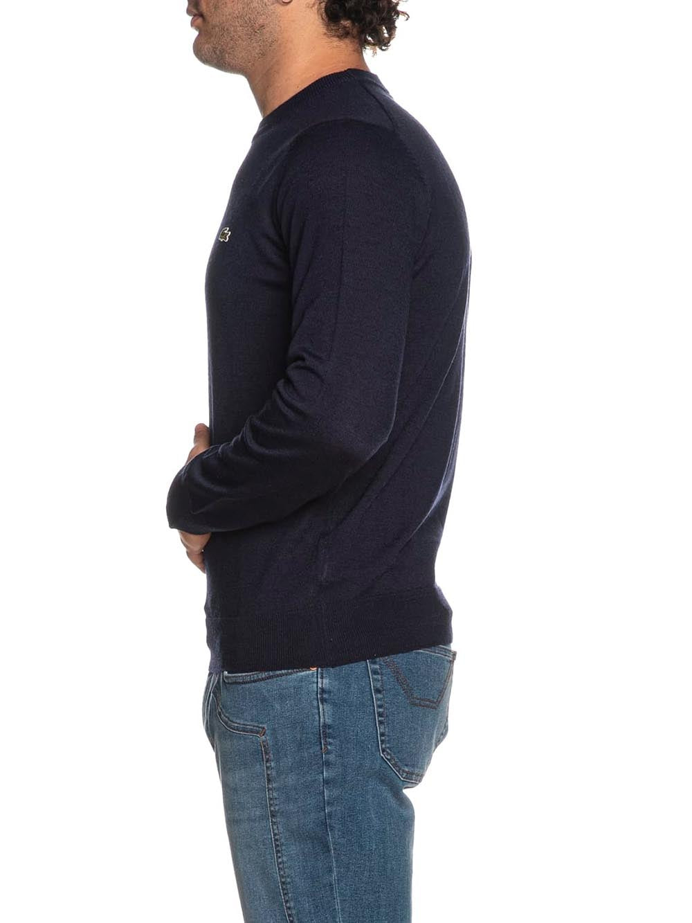 Lacoste Pullover Uomo Ah3225 Blu