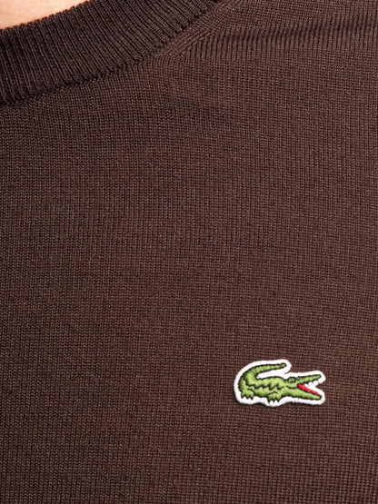 Lacoste Pullover Uomo Ah3225 Marrone