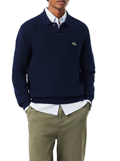 Lacoste Pullover Uomo Ah9904 Blu